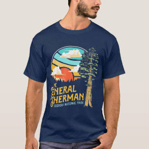 Camiseta Parque Nacional do General Sherman Sequoia Vintage