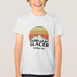 Camiseta Parque Nacional do Glacier Vintage