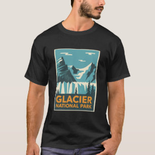 Camiseta Parque Nacional do Glacier Vintage