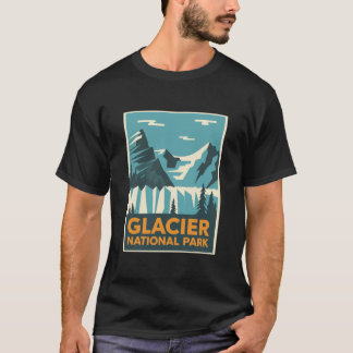 Camiseta Parque Nacional do Glacier Vintage