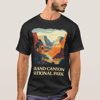 Camiseta Parque Nacional do Grand Canyon Arizona -s - Preto