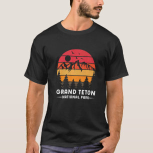 Camiseta Parque Nacional do Grand Teton National Park Hikin