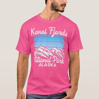 Camiseta Parque Nacional do Kenai Fjords Alaska Explorar a 