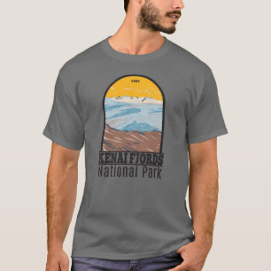 Camiseta Parque Nacional do Kenai Fjords Harding Icefield
