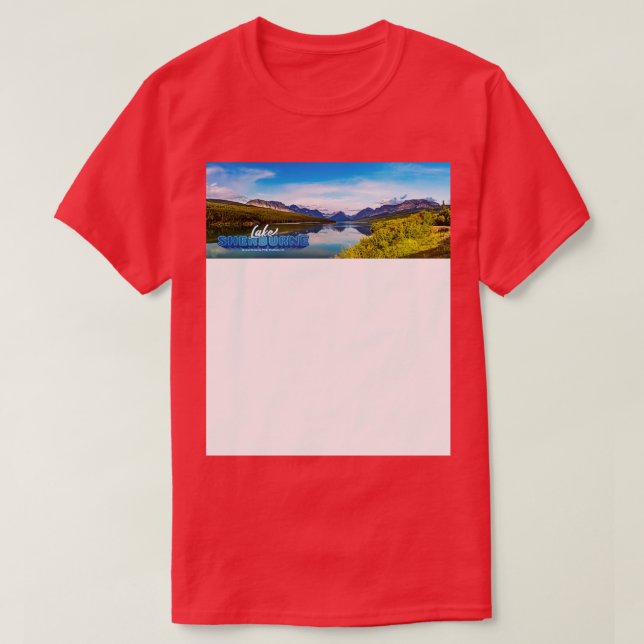 Camiseta Parque Nacional do Lago McDonald Glacier (Frente do Design)