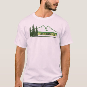 Camiseta Parque Nacional do Lake District Listras Verdes