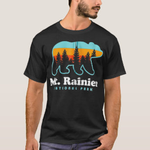 Camiseta Parque Nacional do Mt Rainier Hikes Washington Bea