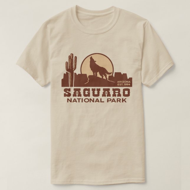 Camiseta Parque Nacional do Saguaro (Frente do Design)