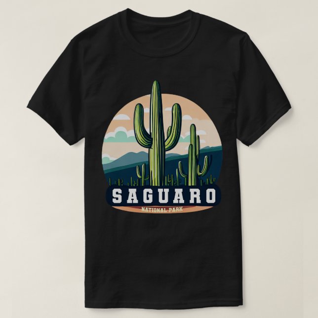 Camiseta Parque Nacional do Saguaro (Frente do Design)