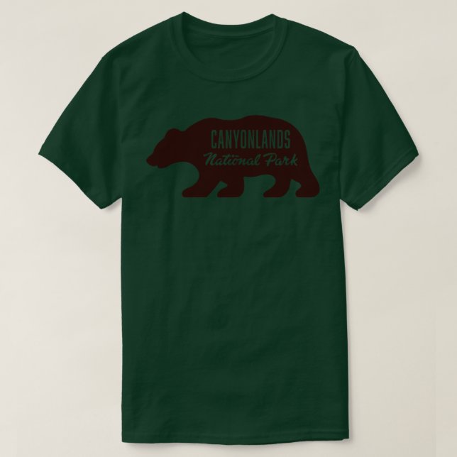 Camiseta Parque Nacional do Urso Castanho (Frente do Design)