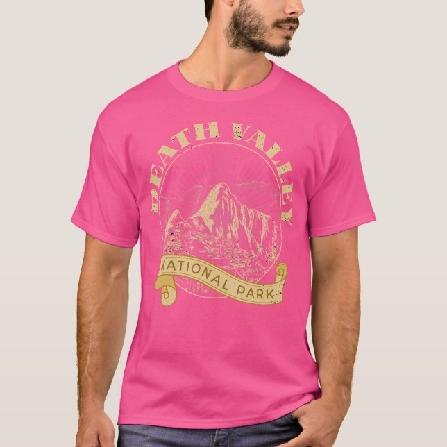 Camiseta Parque Nacional do Vale da Morte ao largo de Monta (Frente)