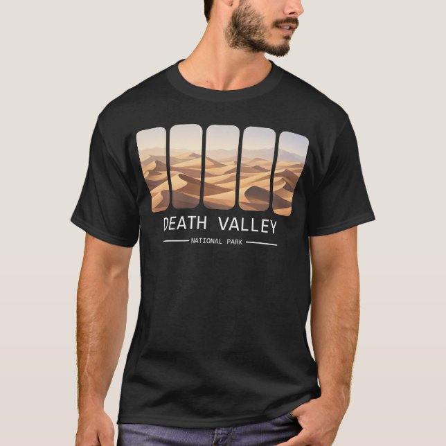 Camiseta Parque Nacional do Vale da Morte Dunas do Deserto (Frente)