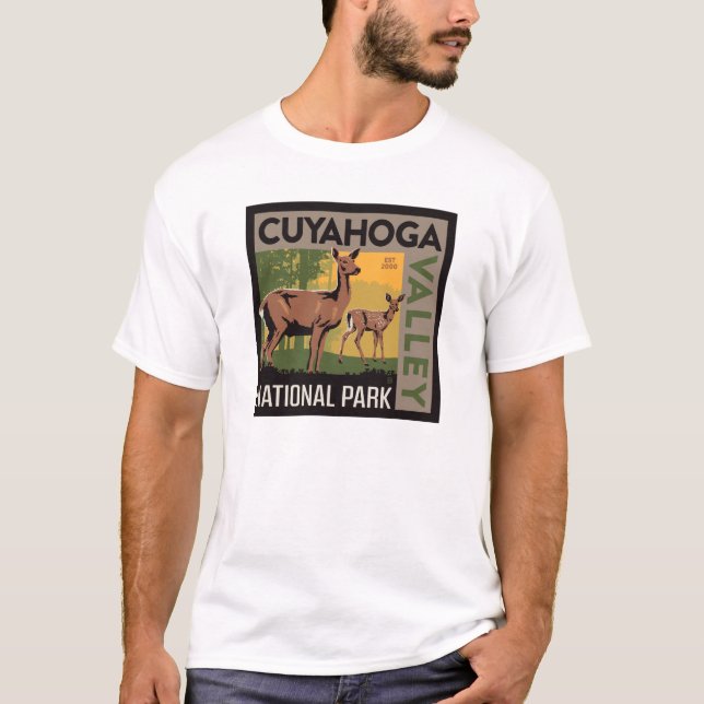 Camiseta Parque Nacional do Vale do Cuyahoga | Ohio (Frente)