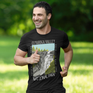 Camiseta Parque Nacional do Vale do Cuyahoga, Ohio, se afli