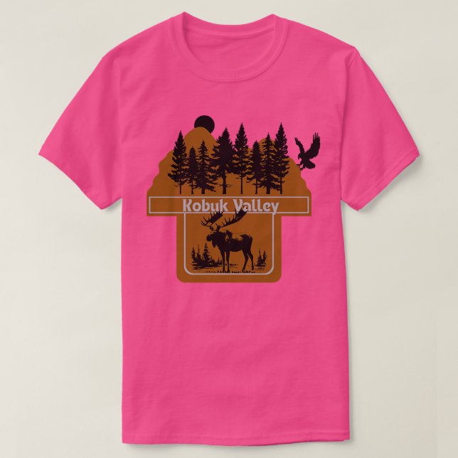 Camiseta Parque Nacional do Vale do Kobuk TShirt (Frente do Design)