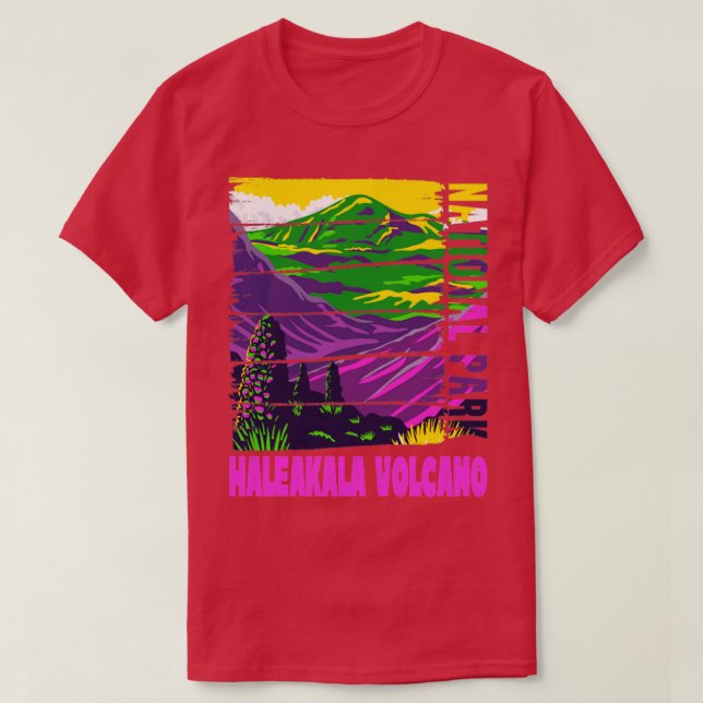 Camiseta Parque Nacional do Volcano Haleakala (Frente do Design)
