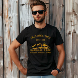 Camiseta Parque Nacional do Yellowstone Wyoming