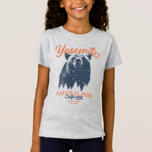 Camiseta Parque Nacional do Yosemite Grizzly Bear Californi