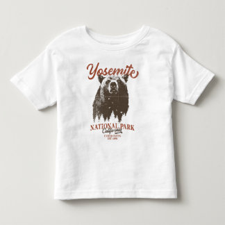 Camiseta Parque Nacional do Yosemite Grizzly Bear Californi