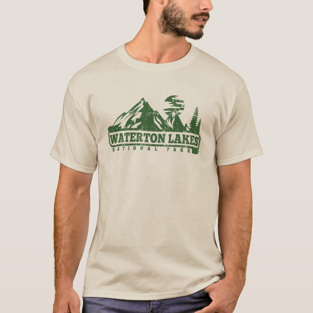 Camiseta Parque nacional dos lagos Waterton (Frente)