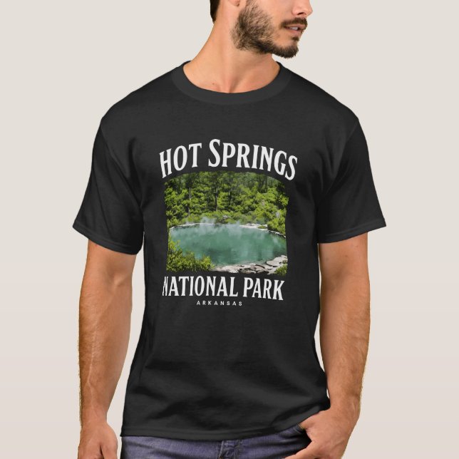 Camiseta Parque Nacional dos Primaveras Quentes (Frente)