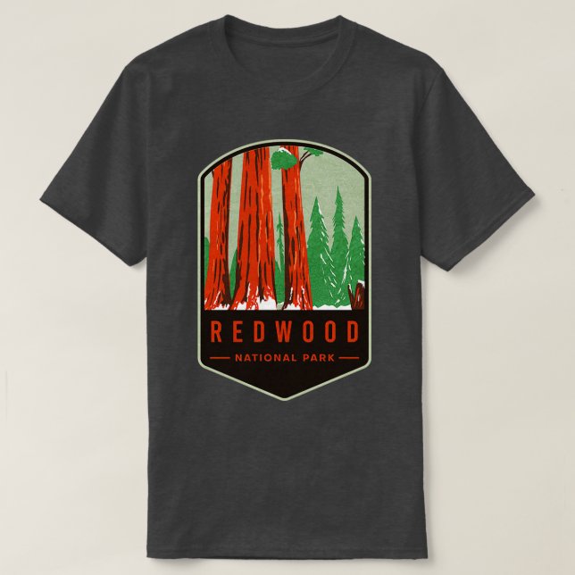 Camiseta Parque Nacional e Estadual da Sequoia (Frente do Design)