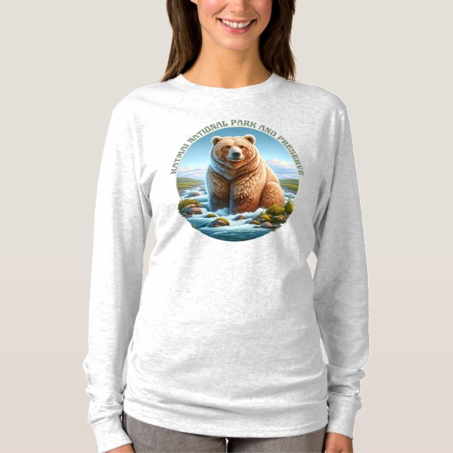 Camiseta Parque Nacional e Reserva de Katmai (Frente)