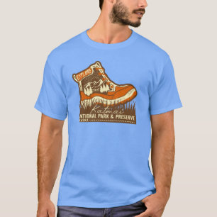 Camiseta Parque Nacional e Reserva Katmai Alasca Marrom E