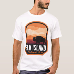 Camiseta Parque Nacional Elk Island Alberta Bison