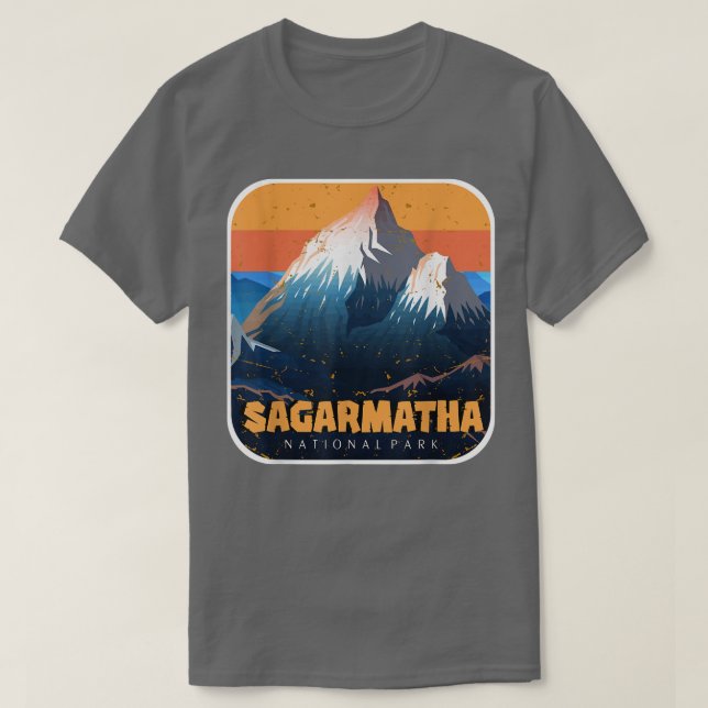 Camiseta Parque Nacional Everest Nepal T (Frente do Design)