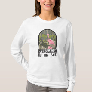 Camiseta Parque Nacional Everglades Flamingo Vintage, Flami
