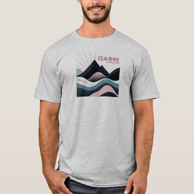 Camiseta Parque Nacional Exmoor Colored Hills (Frente)