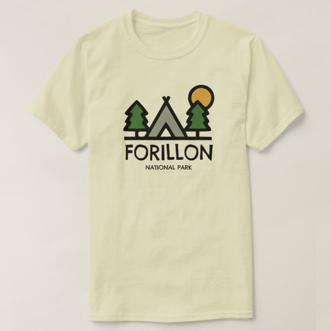 Camiseta Parque Nacional Forillon (Frente do Design)