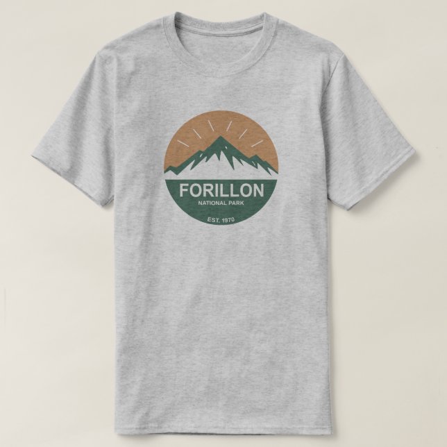Camiseta Parque Nacional Forillon (Frente do Design)