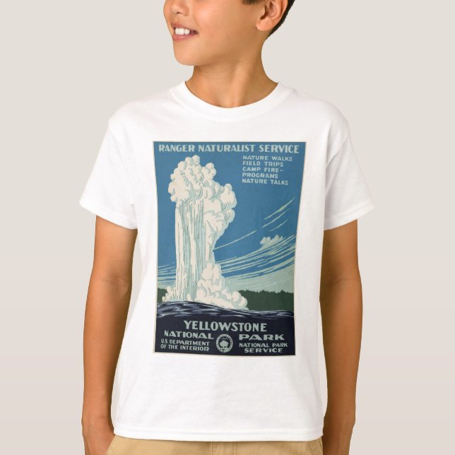 Camiseta Parque Nacional Geyser WPA (Frente)