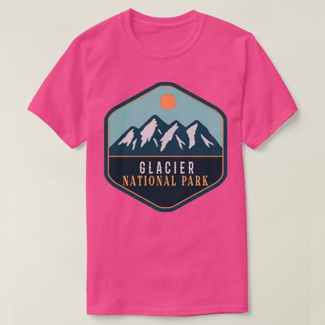 Camiseta Parque Nacional Glaciar3 (Frente do Design)