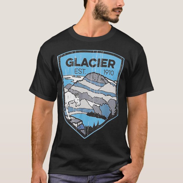 Camiseta Parque Nacional Glacier (Frente)