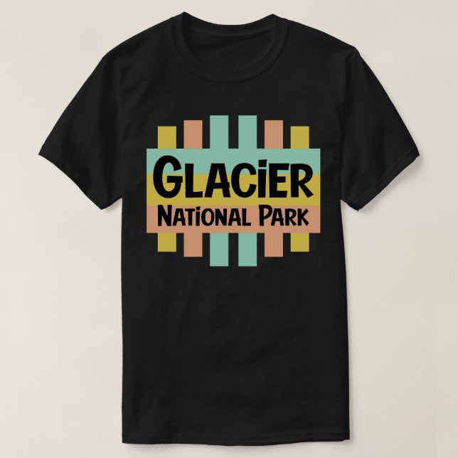 Camiseta Parque Nacional Glacier (Frente do Design)
