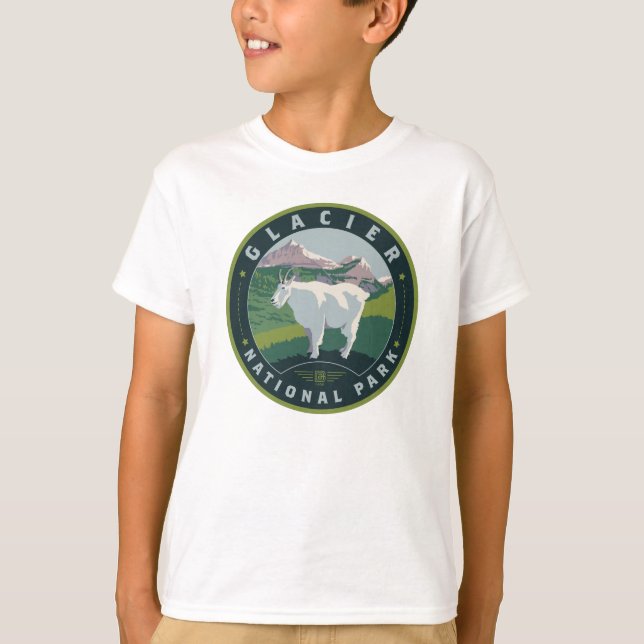 Camiseta Parque Nacional Glacier (Frente)