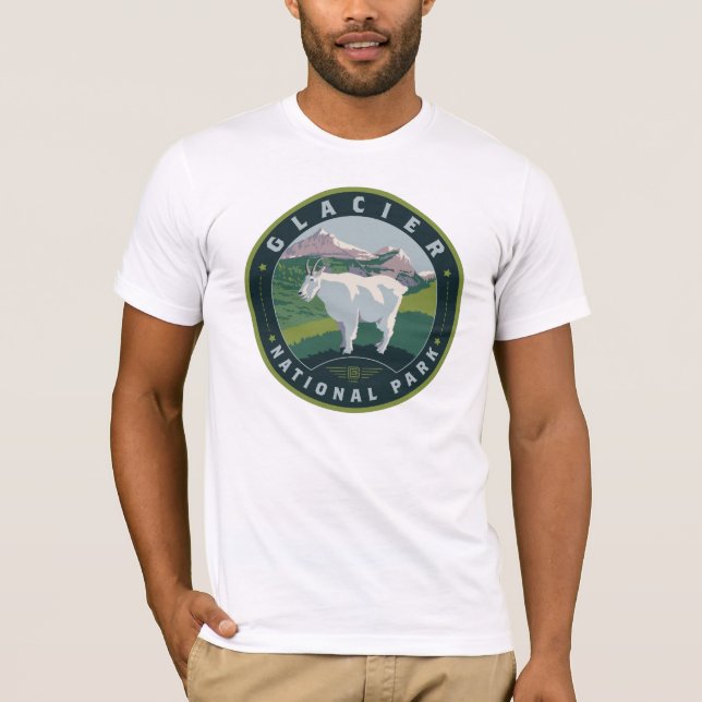 Camiseta Parque Nacional Glacier (Frente)