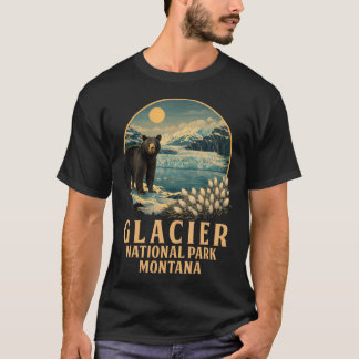 Camiseta Parque Nacional Glacier Montana Viagens Natureza