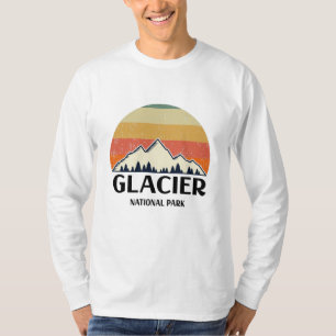 Camiseta Parque Nacional Glacier Vintage