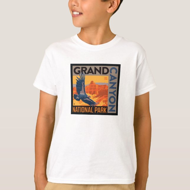 Camiseta Parque Nacional Grand Canyon | Condores (Frente)