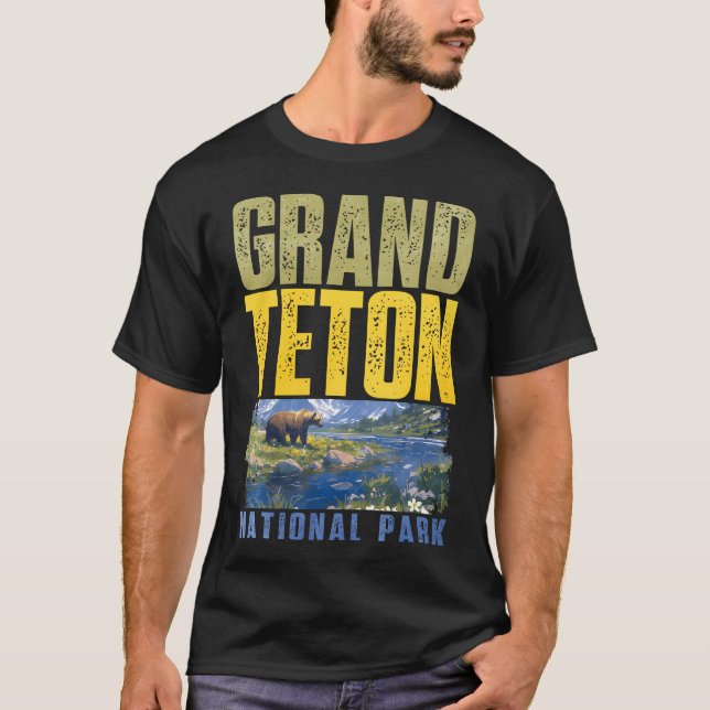 Camiseta Parque Nacional Grand Teton (Frente)