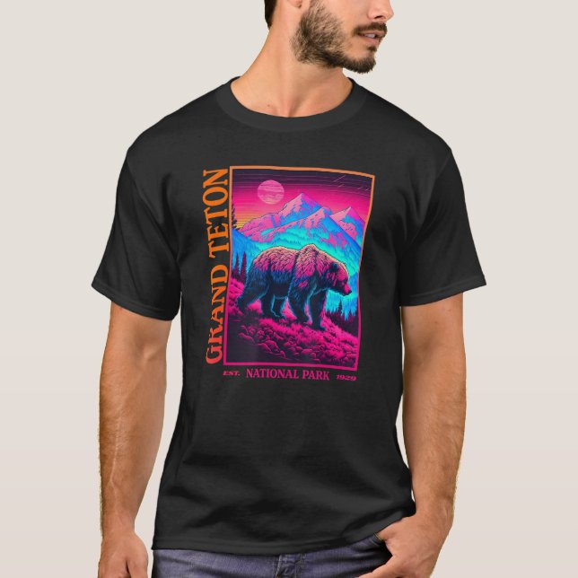 Camiseta Parque Nacional GRAND TETON (Frente)