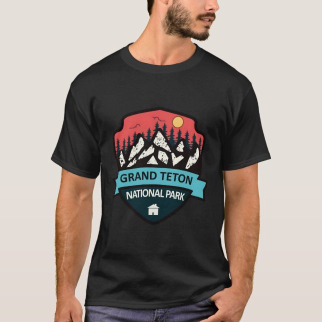 Camiseta Parque nacional Grand Teton (Frente)