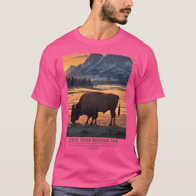 Camiseta Parque Nacional Grand Teton (Frente)