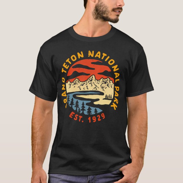 Camiseta Parque Nacional Grand Teton (Frente)