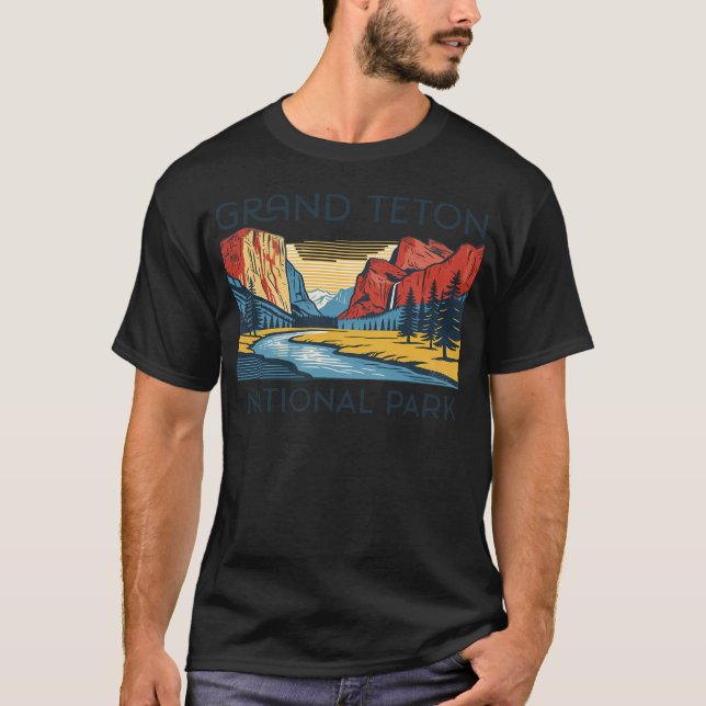 Camiseta Parque Nacional Grand Teton (Frente)