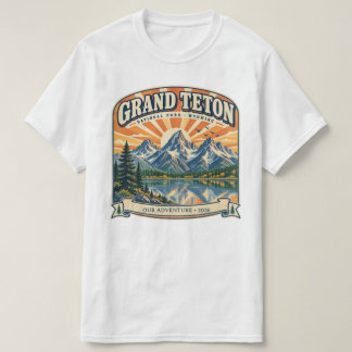 Camiseta Parque Nacional Grand Teton Wyoming Personalizado